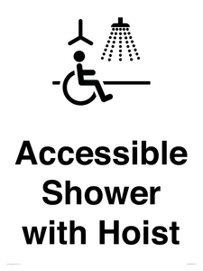 Accessible Shower with Hoist